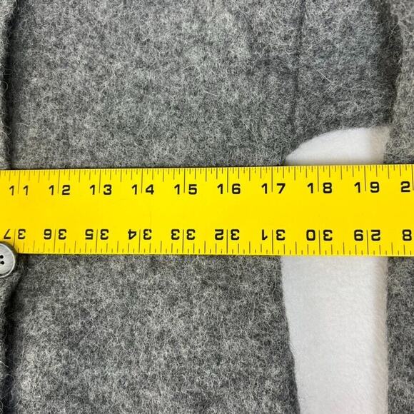 J. Crew Collection Jacket XS Gray Double Breasted Sweater Wool Alpaca Blend - Picture 5 of 9